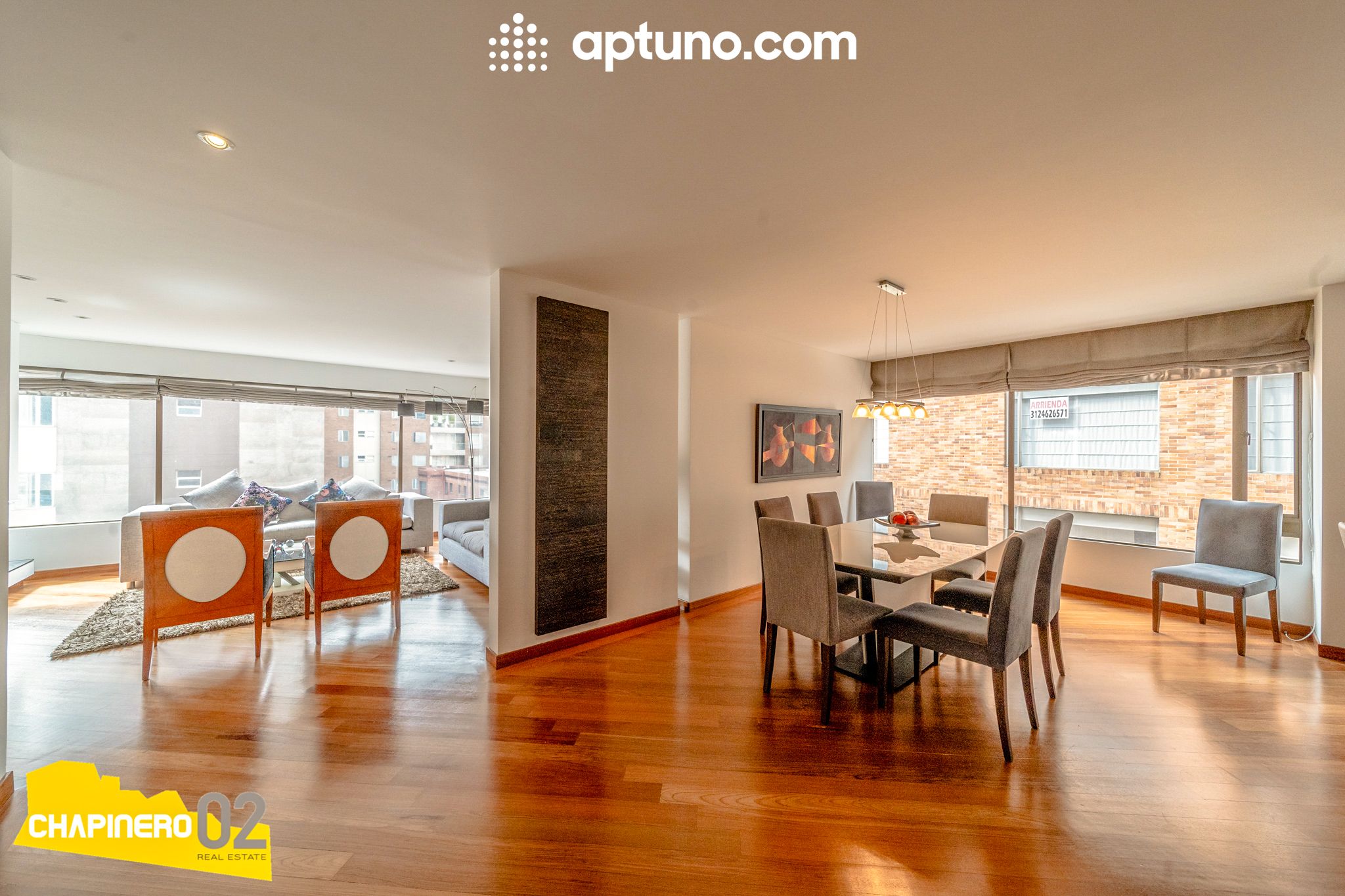 Apartamento en arriendo Chicó Norte III Sector 200 m² - $ 7.100.000