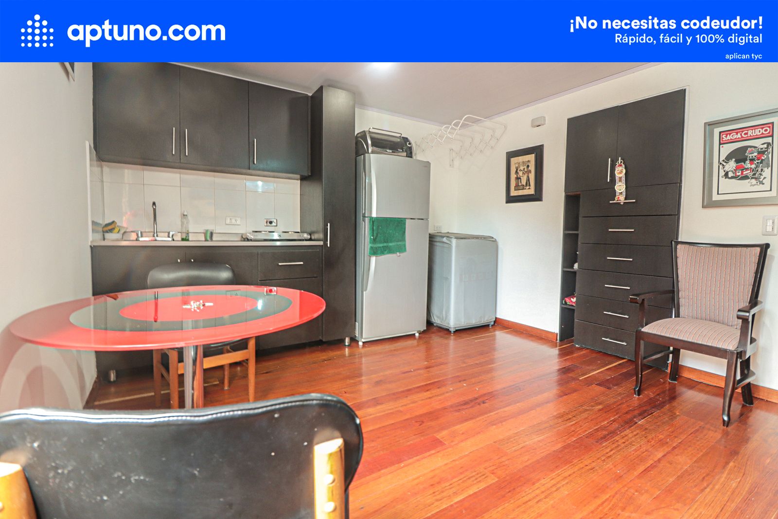 Apartamento en arriendo Quinta Camacho 40 m² - $ 1.400.000